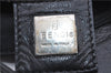 Authentic FENDI Mamma Baguette Shoulder Hand Bag Jersey Leather Black 1217D