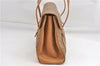 Authentic GUCCI Vintage Micro GG PVC Leather Shoulder Hand Bag Brown 1217G