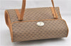 Authentic GUCCI Vintage Micro GG PVC Leather Shoulder Hand Bag Brown 1217G