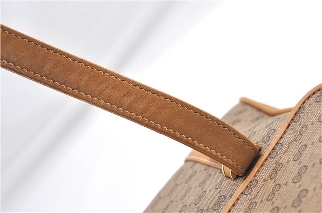 Authentic GUCCI Vintage Micro GG PVC Leather Shoulder Hand Bag Brown 1217G