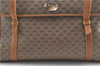 Authentic GUCCI Vintage Micro GG PVC Leather Shoulder Hand Bag Brown 1217G