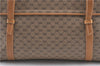 Authentic GUCCI Vintage Micro GG PVC Leather Shoulder Hand Bag Brown 1217G