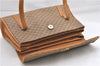 Authentic GUCCI Vintage Micro GG PVC Leather Shoulder Hand Bag Brown 1217G