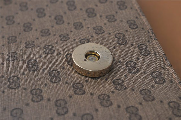 Authentic GUCCI Vintage Micro GG PVC Leather Shoulder Hand Bag Brown 1217G