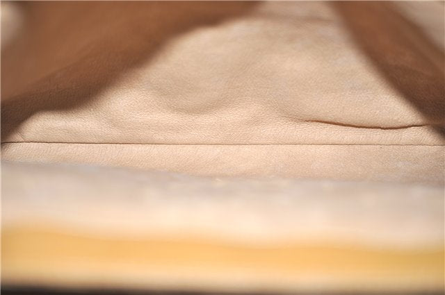 Authentic GUCCI Vintage Micro GG PVC Leather Shoulder Hand Bag Brown 1217G