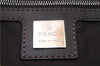 Authentic FENDI Mamma Baguette Shoulder Hand Bag Corduroy Beige 1218D