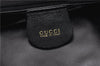 Authentic GUCCI Vintage Bamboo 2Way Shoulder Bag Leather 0012013 Black 1218G