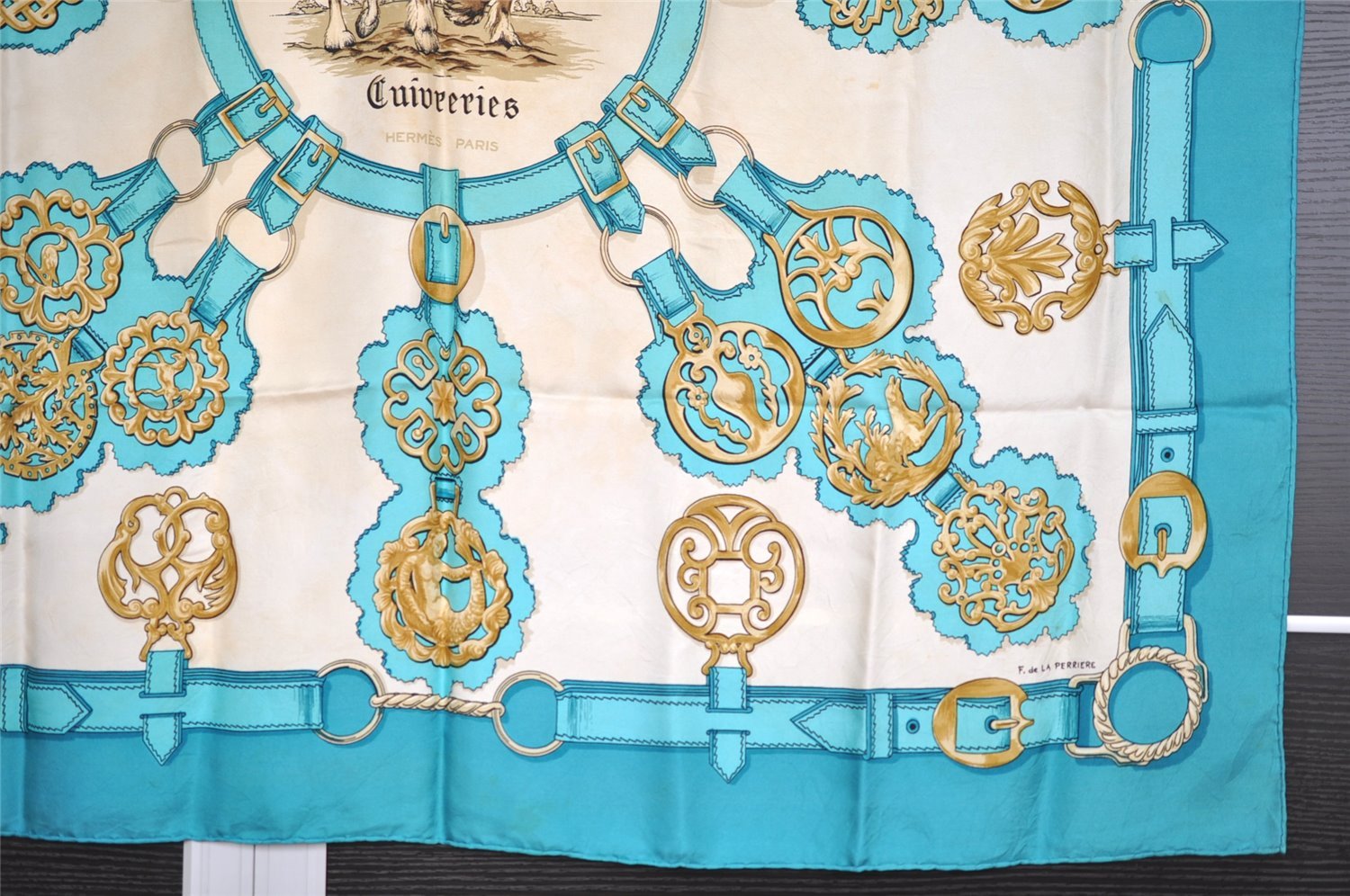 Authentic HERMES Carre 90 Scarf 