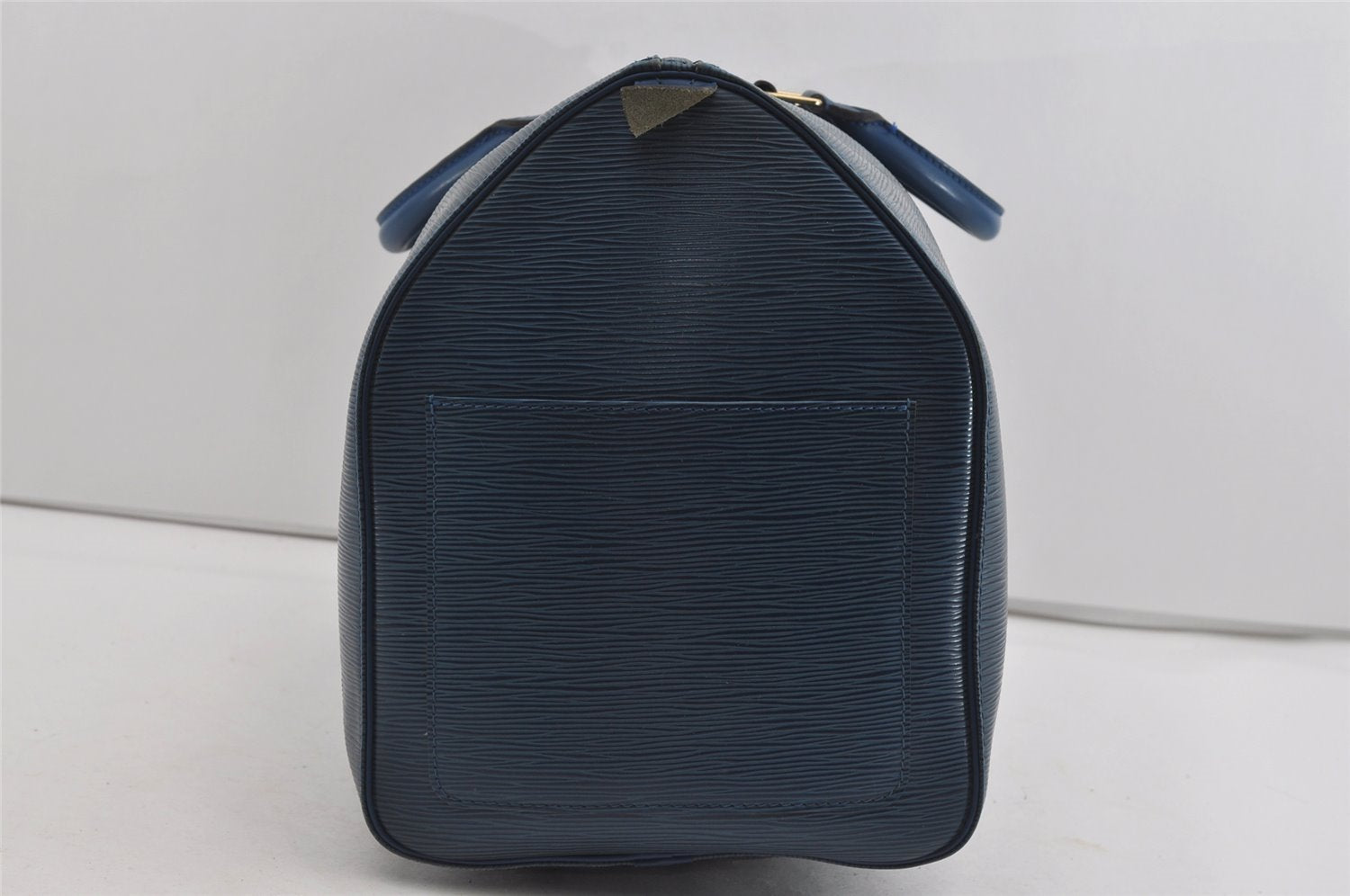 Authentic Louis Vuitton Epi Keepall 50 Boston Travel Bag Blue M42965 LV 1219I