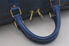 Authentic Louis Vuitton Epi Keepall 50 Boston Travel Bag Blue M42965 LV 1219I
