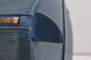 Authentic Louis Vuitton Epi Keepall 50 Boston Travel Bag Blue M42965 LV 1219I