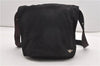 Authentic BOTTEGA VENETA Jersey Shoulder Cross Body Bag Black Junk 1220G