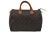 Authentic Louis Vuitton Monogram Speedy 30 Hand Boston Bag M41526 LV 1220I