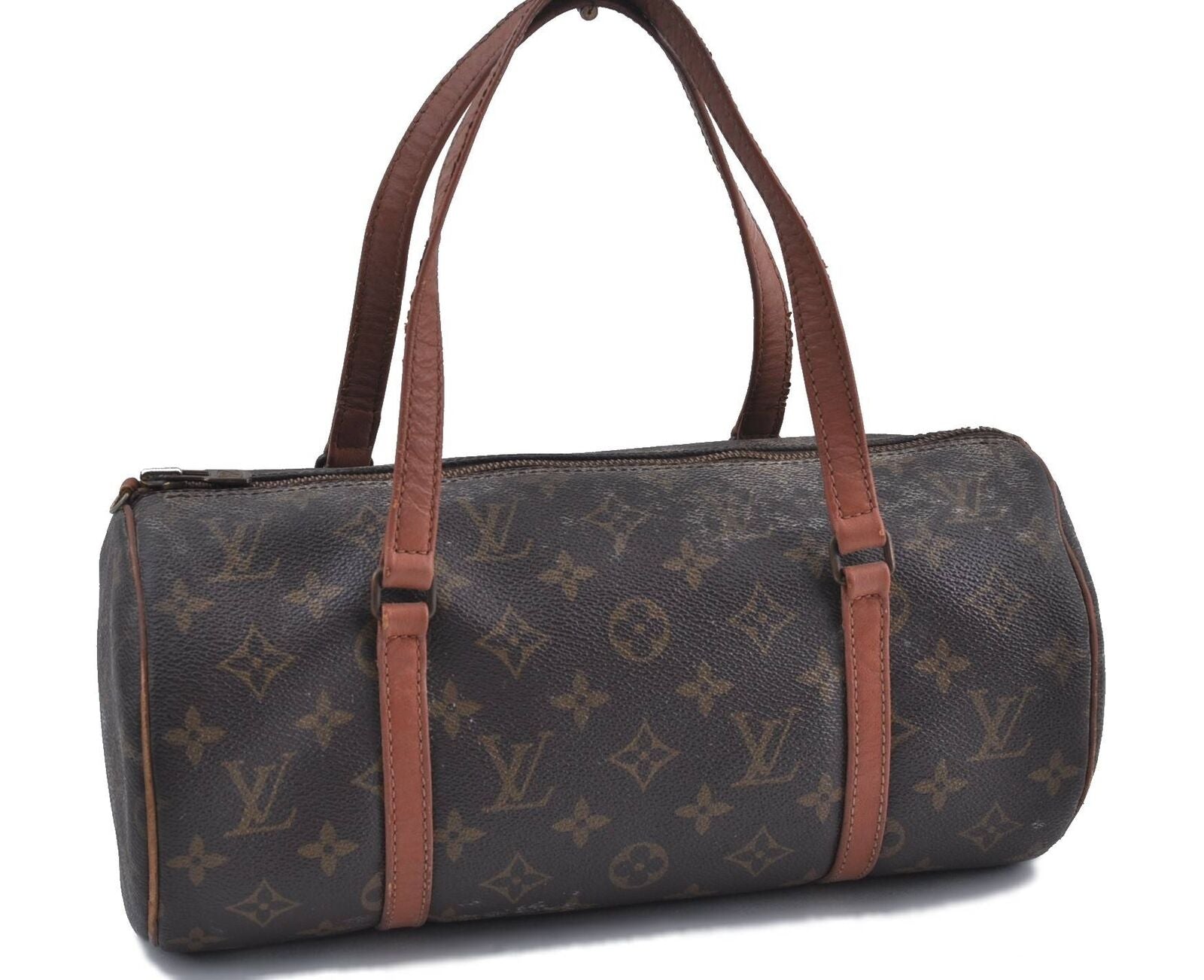 Authentic LOUIS VUITTON Monogram Papillon 30 Hand Bag Old Model LV 1221C