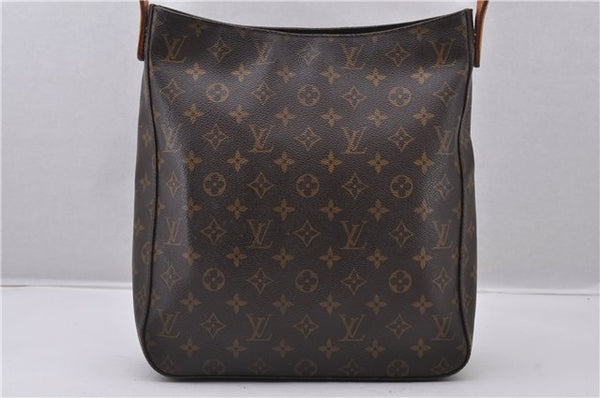 Authentic Louis Vuitton Monogram Looping GM Shoulder Bag M51145 LV 1222F