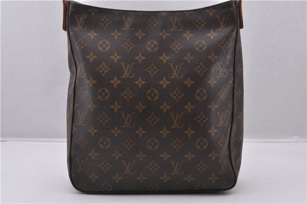 Authentic Louis Vuitton Monogram Looping GM Shoulder Bag M51145 LV 1222F