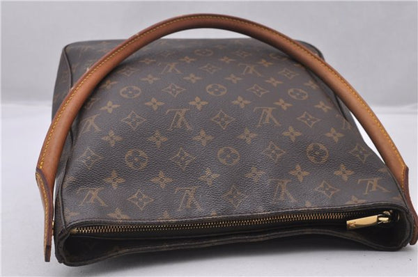 Authentic Louis Vuitton Monogram Looping GM Shoulder Bag M51145 LV 1222F
