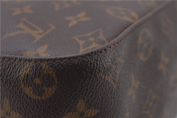 Authentic Louis Vuitton Monogram Looping GM Shoulder Bag M51145 LV 1222F