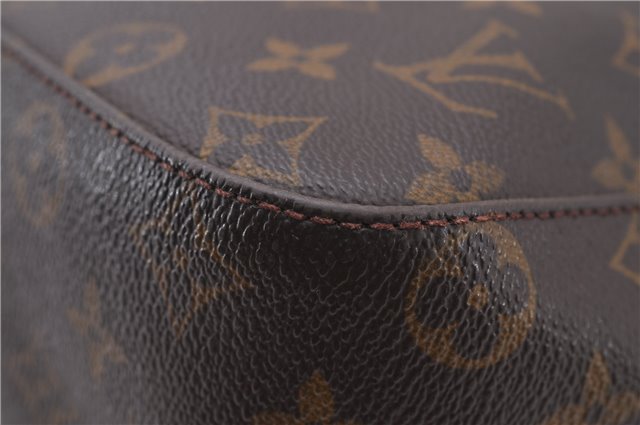 Authentic Louis Vuitton Monogram Looping GM Shoulder Bag M51145 LV 1222F