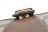 Authentic GUCCI Web Sherry Line Shoulder Cross Bag GG PVC Leather Brown 1224G