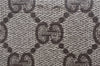 Authentic GUCCI Web Sherry Line Shoulder Cross Bag GG PVC Leather Brown 1224G