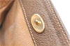 Authentic GUCCI Web Sherry Line Shoulder Cross Bag GG PVC Leather Brown 1224G