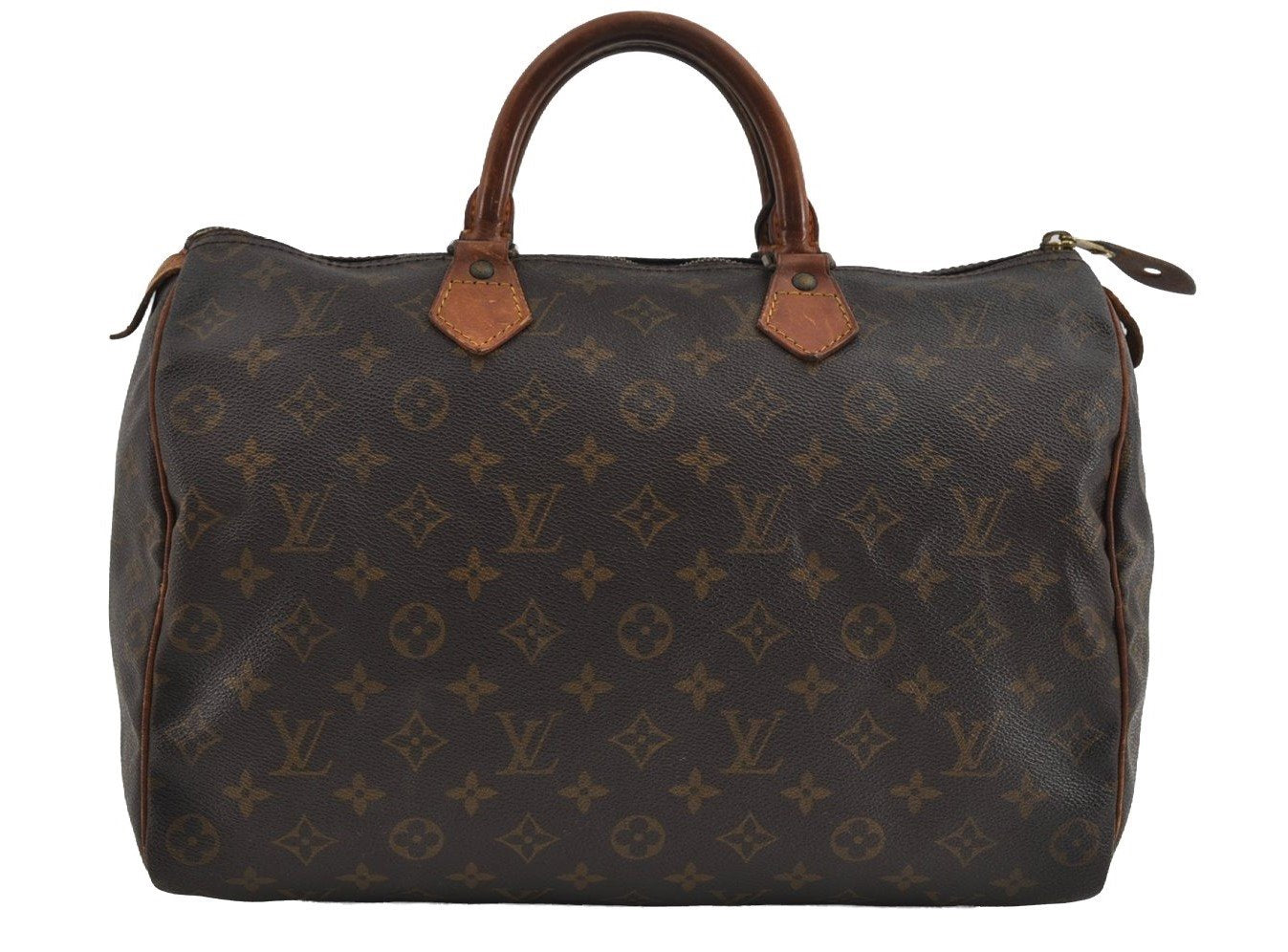 Authentic Louis Vuitton Monogram Speedy 35 Hand Boston Bag Old Model LV 1224I