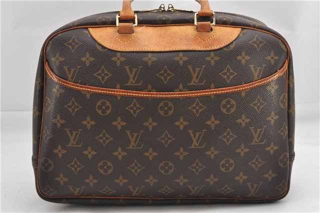 Authentic Louis Vuitton Monogram Deauville Hand Bag M47270 LV Junk 1225G