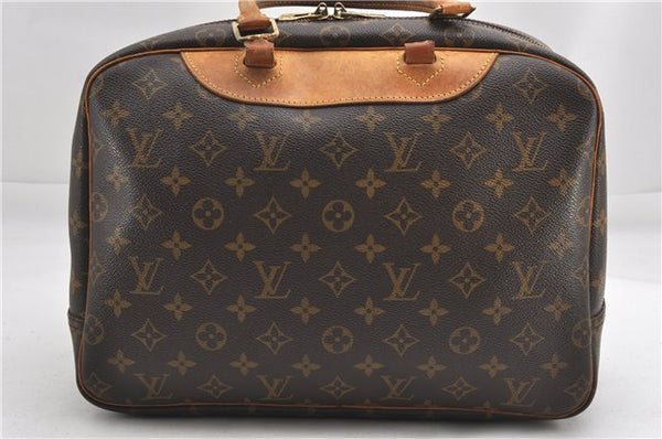 Authentic Louis Vuitton Monogram Deauville Hand Bag M47270 LV Junk 1225G