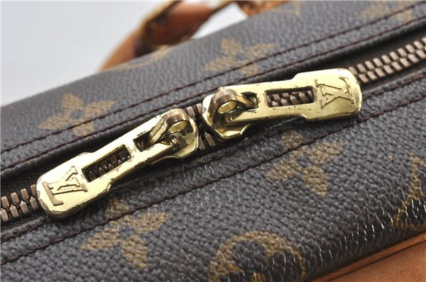 Authentic Louis Vuitton Monogram Deauville Hand Bag M47270 LV Junk 1225G