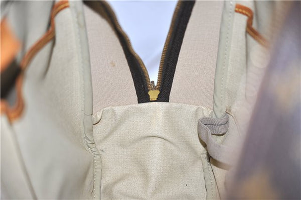 Authentic Louis Vuitton Monogram Deauville Hand Bag M47270 LV Junk 1225G