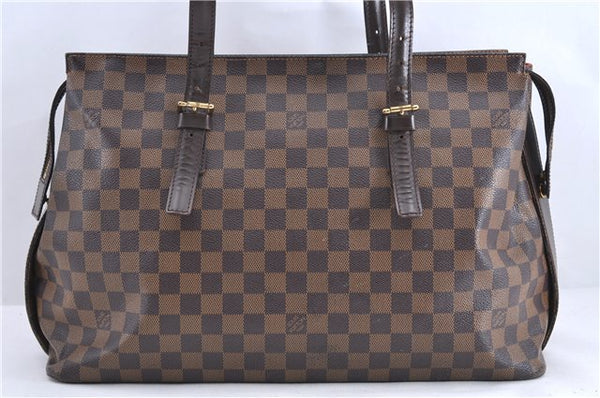 Authentic Louis Vuitton Damier Chelsea Shoulder Tote Bag N51119 LV 1228D