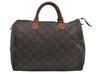 Authentic Louis Vuitton Monogram Speedy 30 Hand Boston Bag M41526 LV 1228I