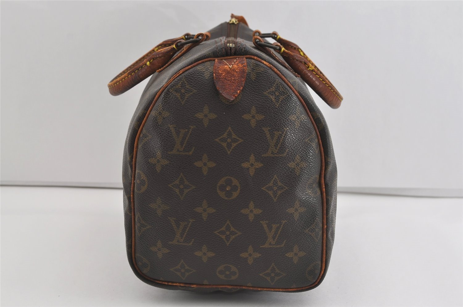 Authentic Louis Vuitton Monogram Speedy 30 Hand Boston Bag M41526 LV 1228I