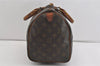 Authentic Louis Vuitton Monogram Speedy 30 Hand Boston Bag M41526 LV 1228I