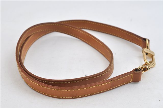 Authentic Louis Vuitton Leather Shoulder Strap Beige 39