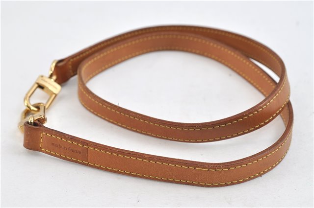 Authentic Louis Vuitton Leather Shoulder Strap Beige 39