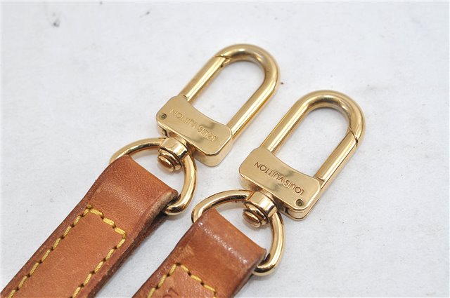 Authentic Louis Vuitton Leather Shoulder Strap Beige 39