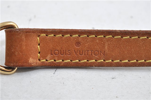 Authentic Louis Vuitton Leather Shoulder Strap Beige 39