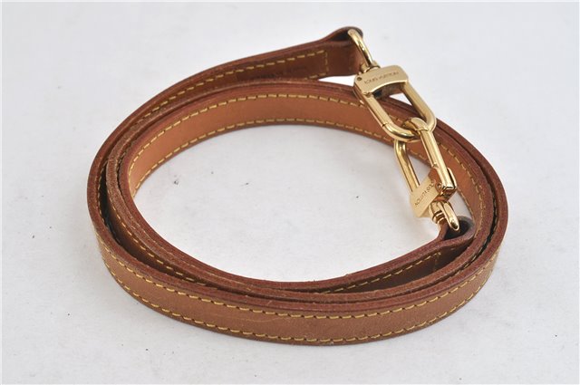 Authentic Louis Vuitton Leather Shoulder Strap Beige 39