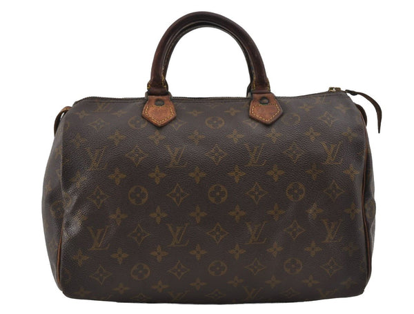 Authentic Louis Vuitton Monogram Speedy 30 Hand Boston Bag Old Model LV 1229I