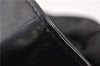 Authentic GUCCI Vintage Bamboo Backpack Purse Nylon Enamel Black 1230G
