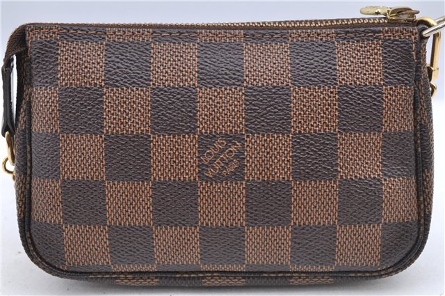 Auth Louis Vuitton Damier Mini Pochette Accessoires T&B Pouch N58011 LV 1231D