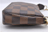 Auth Louis Vuitton Damier Mini Pochette Accessoires T&B Pouch N58011 LV 1231D