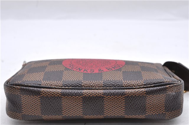 Auth Louis Vuitton Damier Mini Pochette Accessoires T&B Pouch N58011 LV 1231D