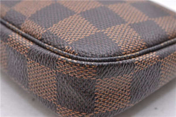 Auth Louis Vuitton Damier Mini Pochette Accessoires T&B Pouch N58011 LV 1231D