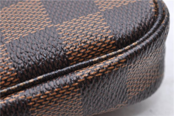 Auth Louis Vuitton Damier Mini Pochette Accessoires T&B Pouch N58011 LV 1231D