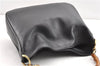 Authentic GUCCI Bamboo 2Way Shoulder Hand Bag Leather 0011638 Black 1231G