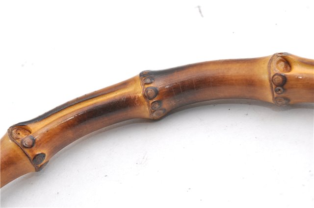 Authentic GUCCI Bamboo 2Way Shoulder Hand Bag Leather 0011638 Black 1231G