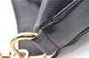 Authentic GUCCI Bamboo 2Way Shoulder Hand Bag Leather 0011638 Black 1231G